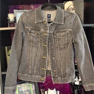 GAP Black Jean Jacket Classic Denim Style